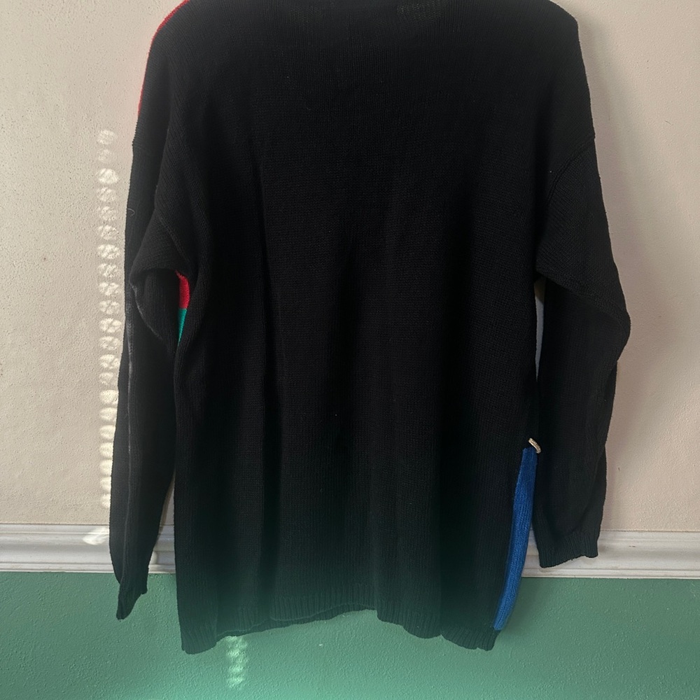 Colorful Christmas Patchwork Sweater - image 5